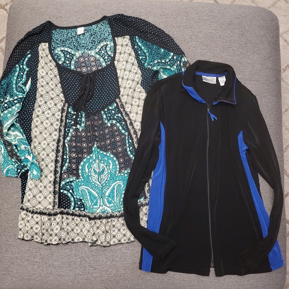 1 Shirt and 1 Zip Up